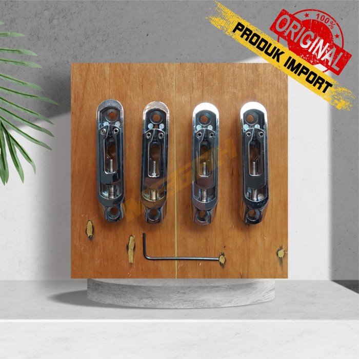 Bridge Gitar Bass Senar 4 Chrome Cina / Bridge Bass 4st Satuan MS BS-11 / Made in China