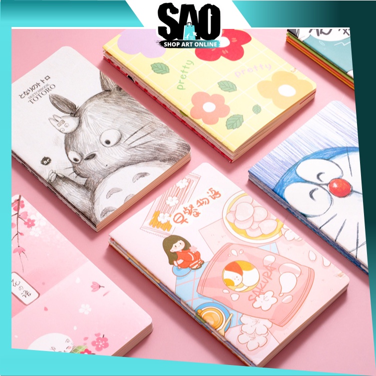

SAO - S6088 Buku Catatan Sekolah / Buku Tulis Aesthetic / Notebook Karakter Lucu / Buku Tulis Kertas / Mini Notebook Design Imut