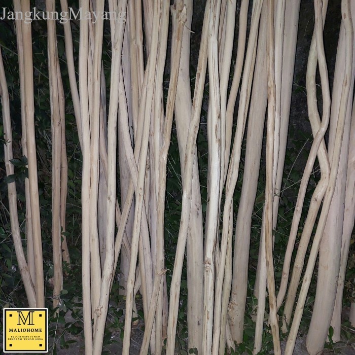 Ranting Kayu Jati Untuk Dekorasi By Maliohome murah 120cm HARGA PERBATANG Harga Per Batang