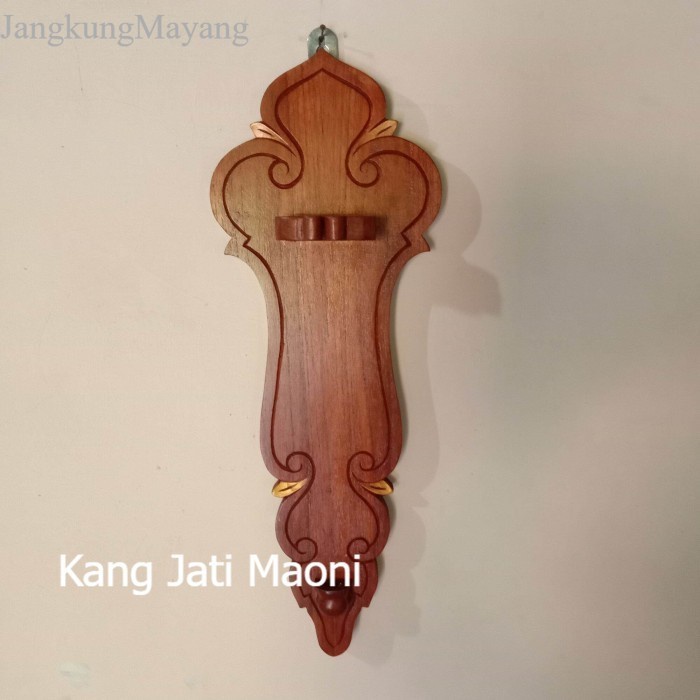 

blawong tempat pajangan keris kayu jati Murah Meriah JD21 antik