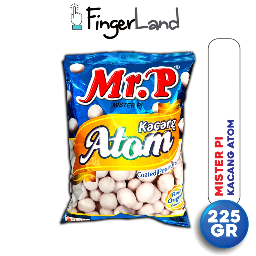 

MR. P Atom Coated Peanuts Original 225 Gr Kacang Lapis
