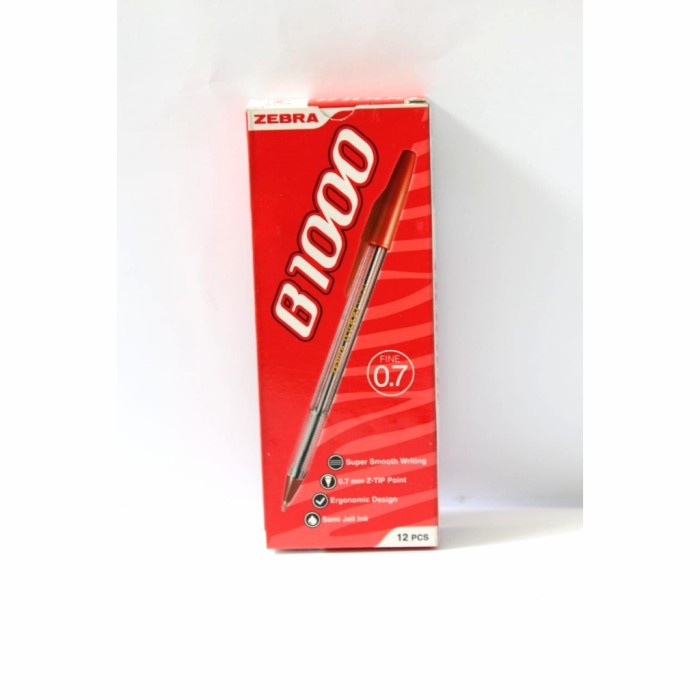

Pulpen ZEBRA B1000 Merah