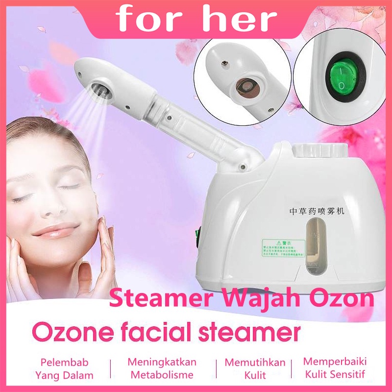 Steamer Wajah Uap Wajah Humidifier Facial Steamer Sauna Steam Uap Spa Steamer Wajah Salon Spray Waja