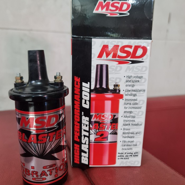 MSD PN 8222 Blaster High Vibration Ignition Coil Koil Mobil Racing