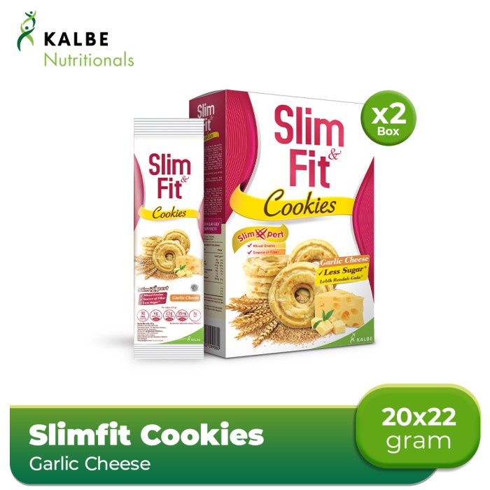 

Slim&Fit Cookies Garlic Cheese 10x22g (2pcs)
