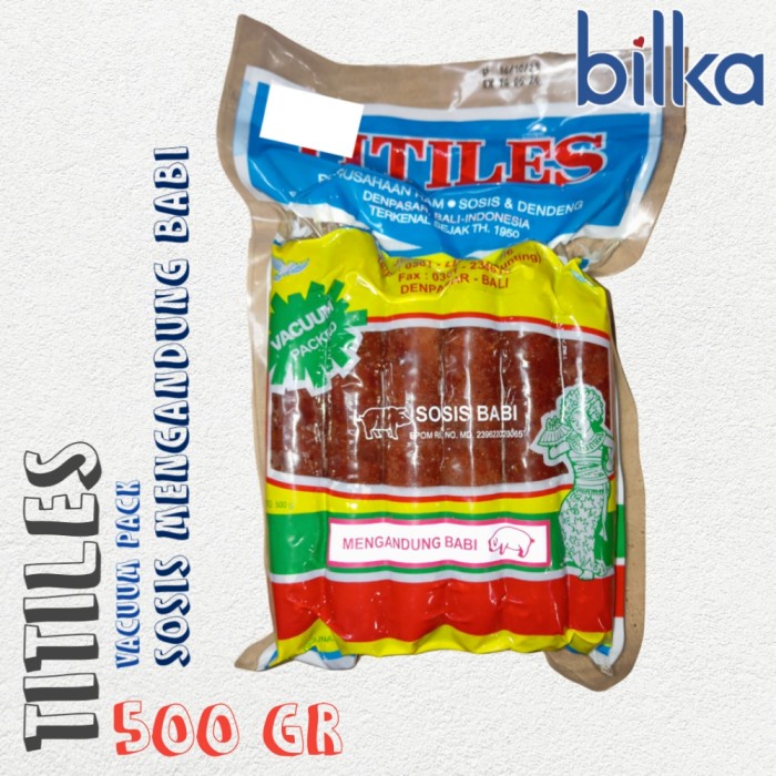 

TITILES Sosis Babi 500gr