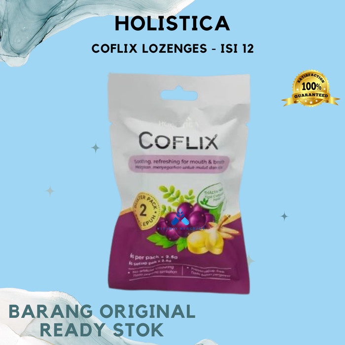 

HOLISTICA COFLIX LOZENGES - ISI 12