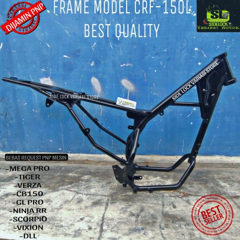 FRAME KERANGKA ROLLING CASIS SUBFRAME CUSTOM MODEL CRF PNP MESIN TIGER MEGAPRO VERZA CB150 VIXION SC