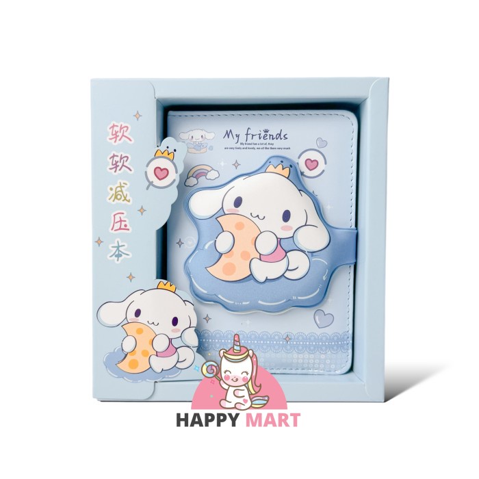 

Notes / buku diary PILLOW motif sanrio kuromi / cinnamoroll - Kuromi