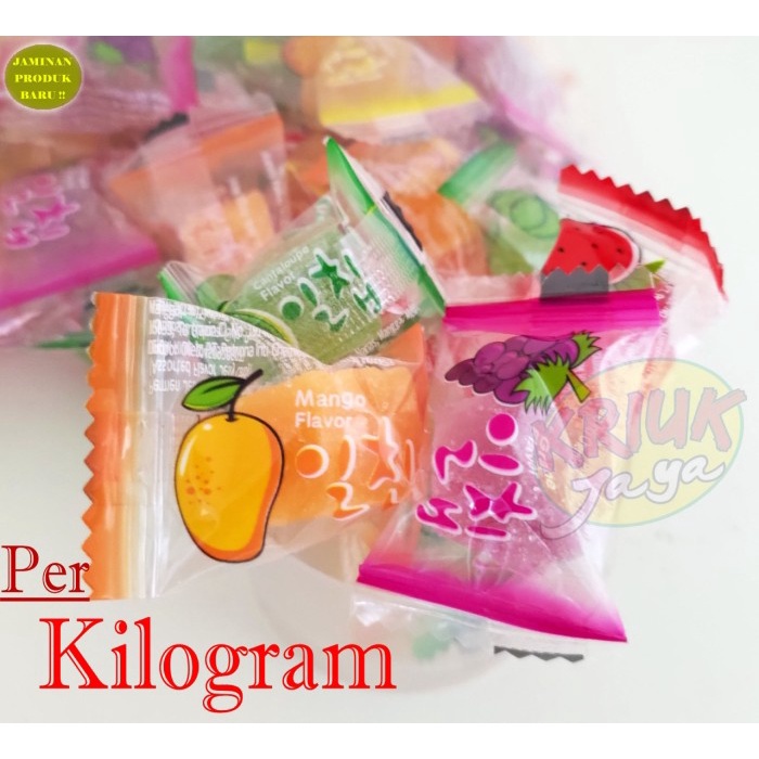 

FLASH SALE - PROMO SPESIAL Permen Jeli / Jelly Mix ANEKA RASA BUAH (KILOAN / CURAH )