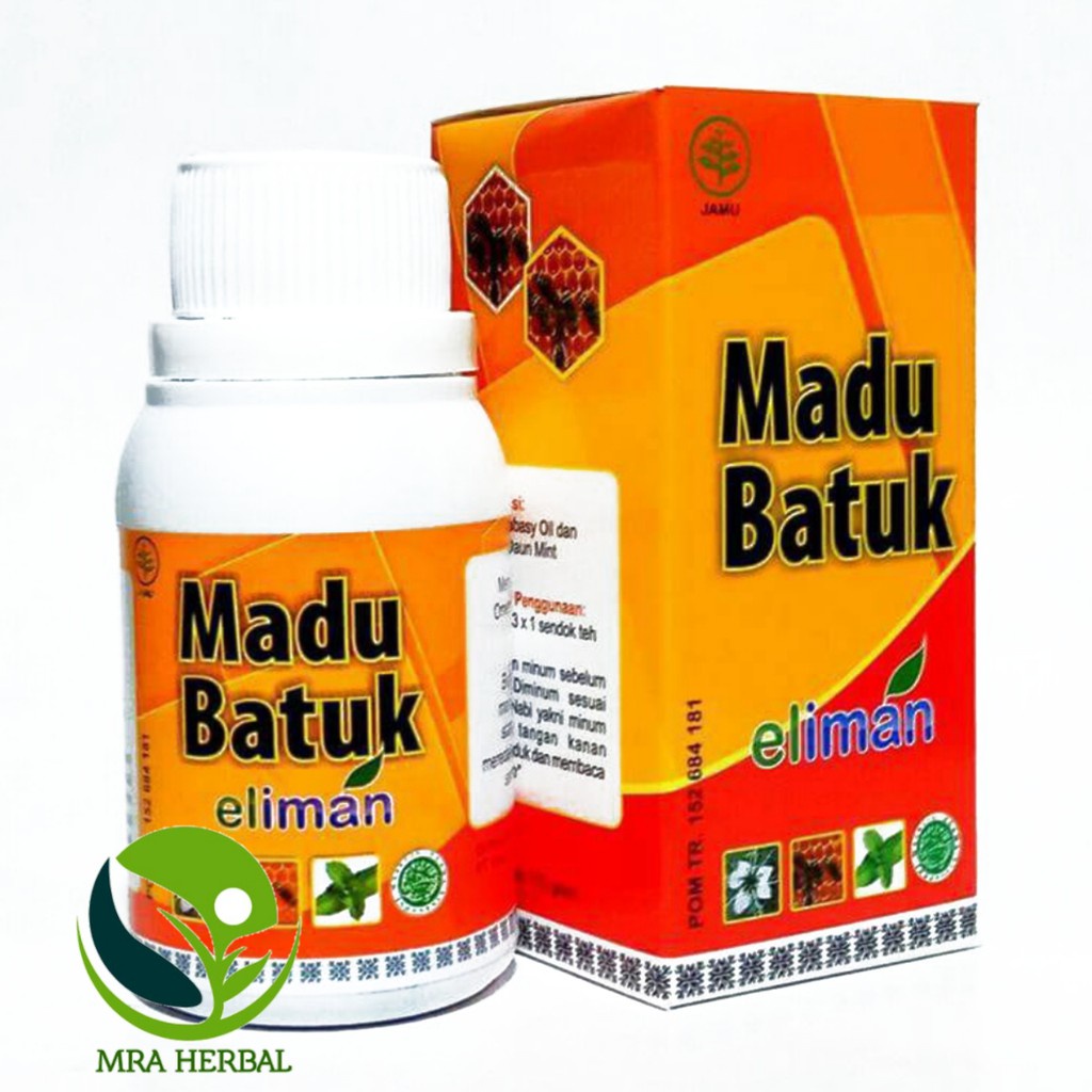 Madu Batuk Eliman | Madu Batuk Dewasa Eliman | Madu Batuk Eliman 165gr I MADU SEHAT HALAL