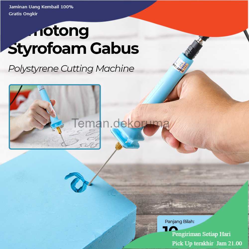 

TD - PLR Taffware Pemotong Styrofoam Gabus Polystyrene Cutting Machine 10cm 30W - CT10