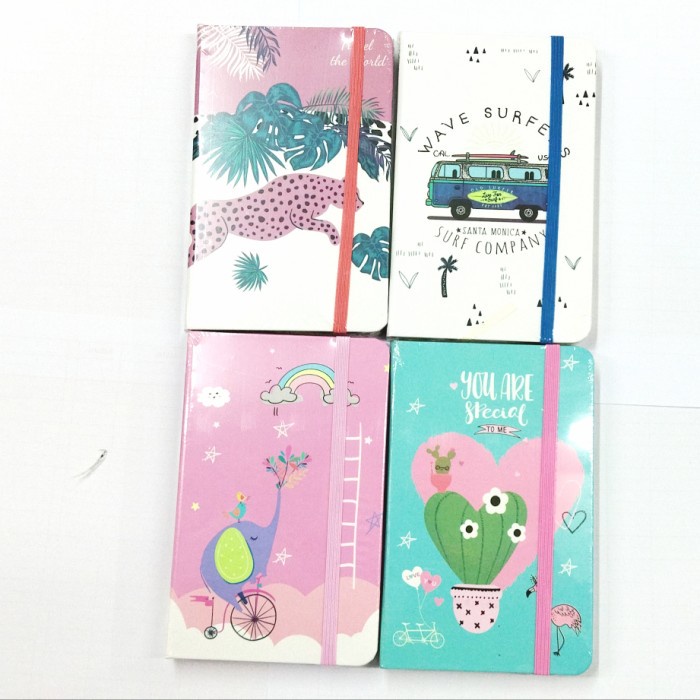 

Buku Catatan Bergaris / Ruled Notebook Mini Diary Motif A6 NC-6006