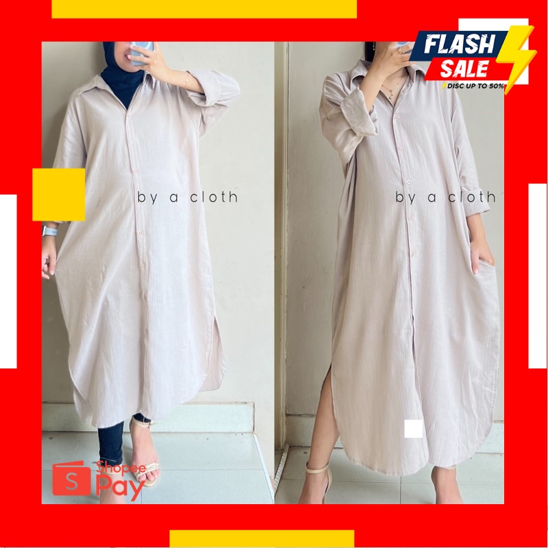 1.1 NEW YEAR SALE |Oversize Dress - Shirt Dress - Linen Tunik - Oversize Tunik - Midi Dress Linen Ov
