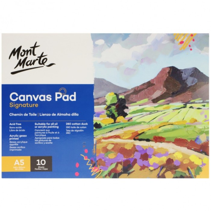 

Andriant MONT MARTE CANVAS PAD A4/A5 10SHEETS - A5