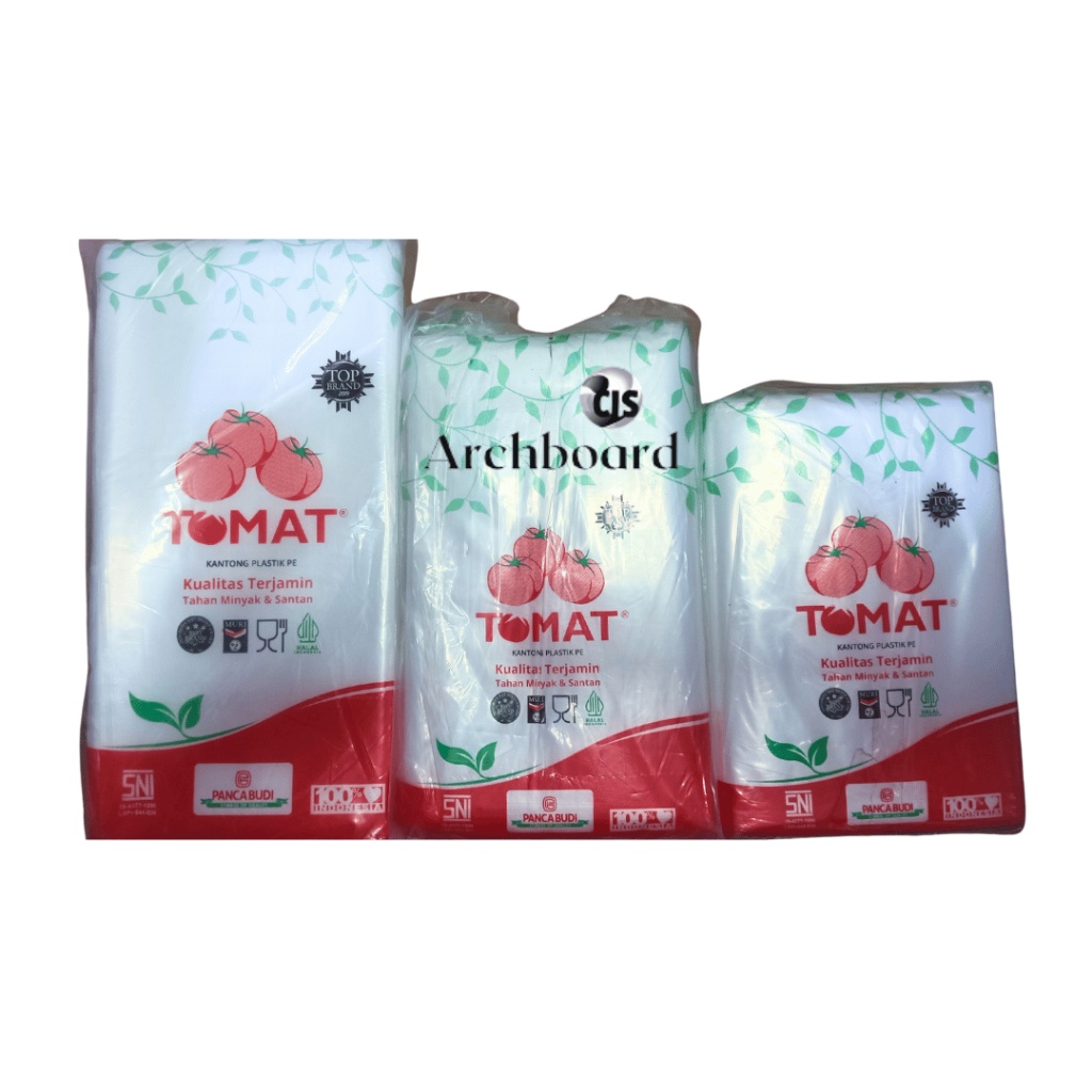 Plastik PE Tomat 2 Kg / Kantong Plastik Polos 20 x 35