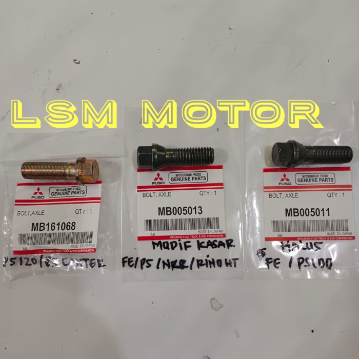 baut nap roda baut as roda ps canter ps120 ps100 FE PS NKR rino ht - ps canter