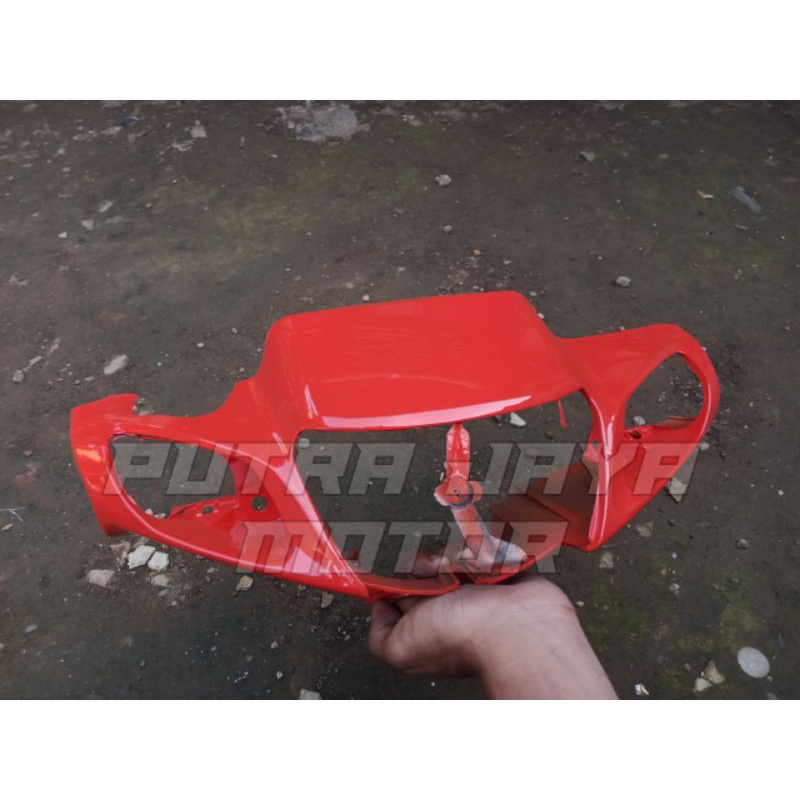 Batok Fiz R Orange Totok Lampu depan Fiz R Warna Oren Kualitas Cat Sangat Rapi bahan mirip original