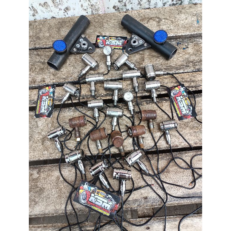 LAMPU SEIN LED STAINLESS DAN BESI NEW CAK BAS /RITING LED STAINLESS PNP CB GL100/SEN CB STAINLESS LE