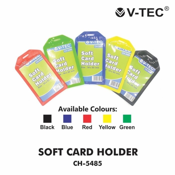 

v-tec card holder vt-5845 / Soft Card Holder / Id Card Single V-TEC Type CH-5485