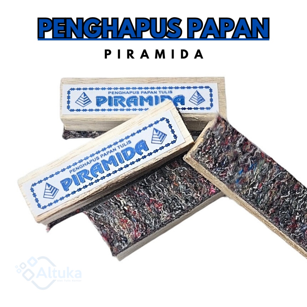 

Penghapus Papan Tulis / Penghapus Hitam Kayu Piramida