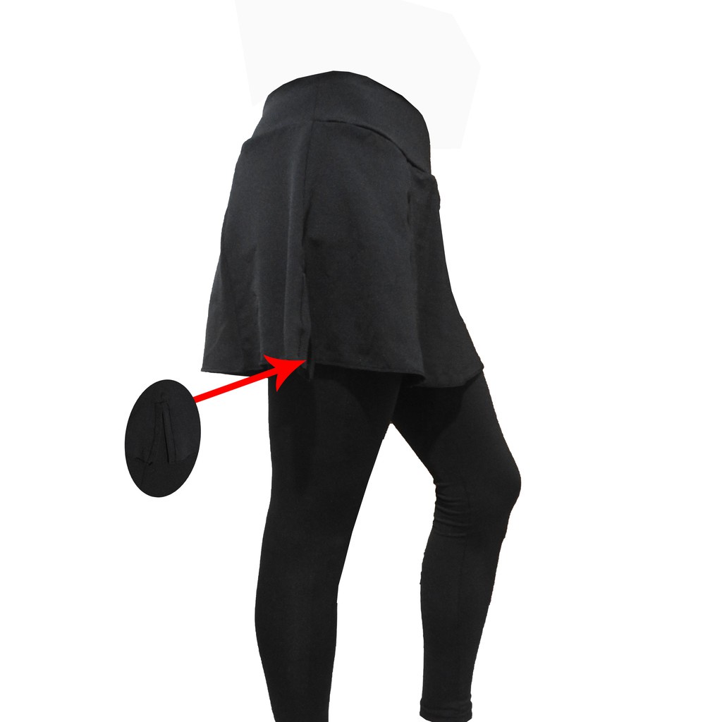 CELANA SEPEDA WANITA PADING BUSA - CELANA SEPEDA ROK CEWEK PANJANG