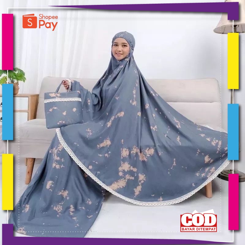 RAMADHAN SALE // MUKENA BALI DEWASA TIEDYE RENDA by GMJ1