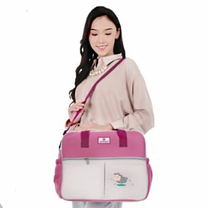 Tas Bayi Besar Popok Diaper Bag Cintaka Animals CBT3151 - Pink