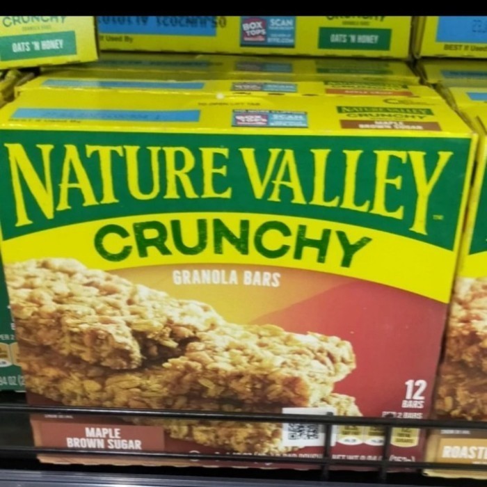 

nature valley maple brown sugar cereal bar isi 12bars