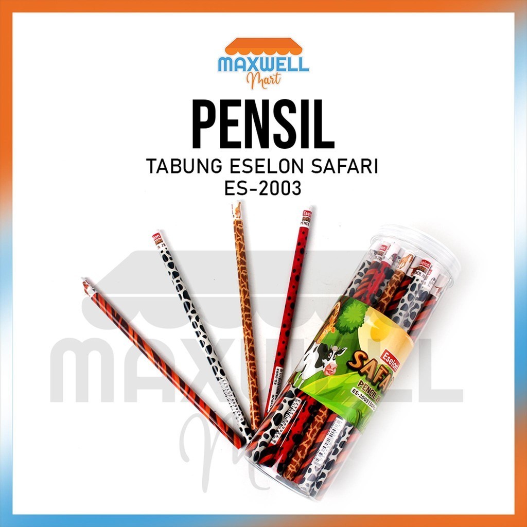 

HJK [MaxMart] 1 Tabung isi 50 Pensil Fancy / 50buah Pensil 2B Eselon