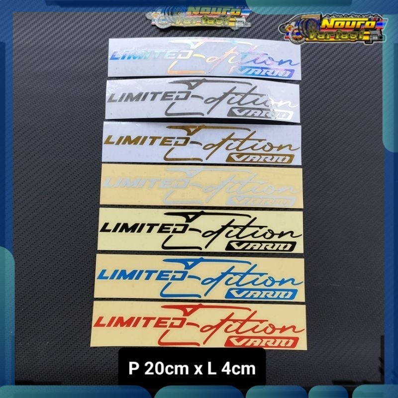 Sticker Stiker cutting Vario limited edition bagus