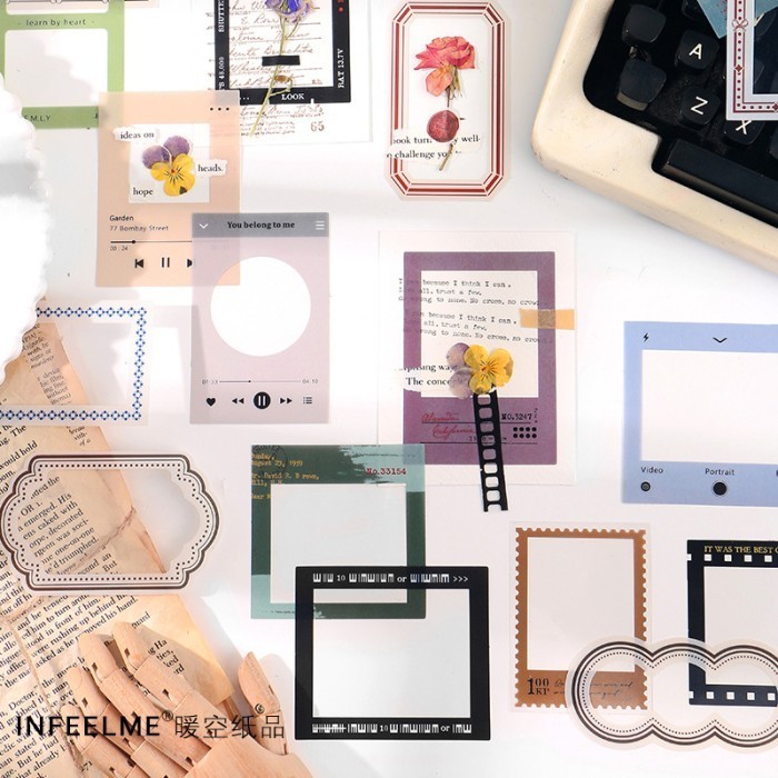 

Sticker Pack Polaroid Frame Edition Scrapbook Journal DIY Stiker Craft