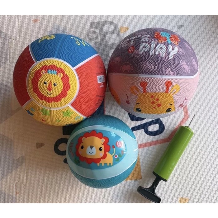 fisher price ball - mainan bola anak bola basket fisher price - Light Blue
