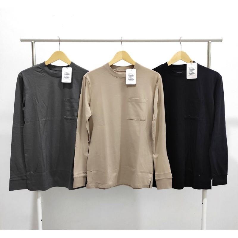 EXECUTIVE KAOS LENGAN PANJANG PRIA BASIC LONG SLEEVE