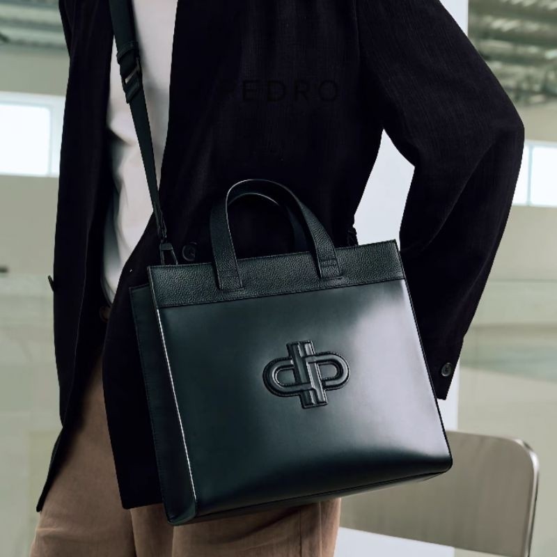 PDRO Men Icon Leather Tote Bag