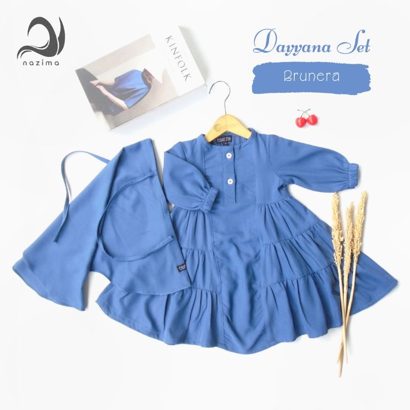 Nazima Gamis Anak Dayyana Set /Terbaru