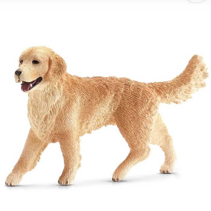Schleich 16395 Golden Retriever Female Dog Anjing Betina Golden Retriever Canis lupus familiaris Mai