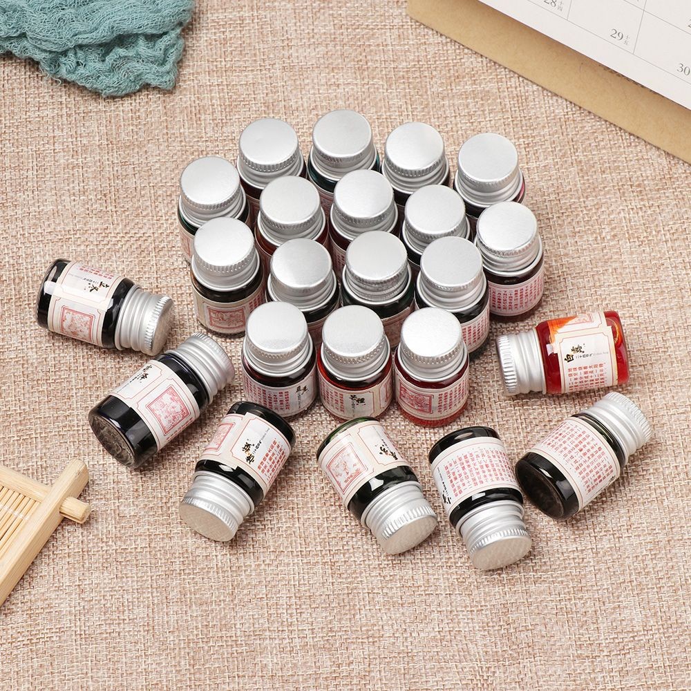 

5ML 24 colors calligraphy writing paint fountain pen glitter powder ink