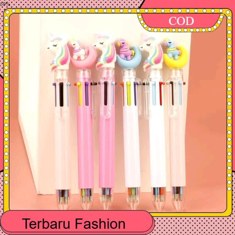 

Pulpen Unicorn Karakter Bulan Unicorn Lucu Alat Tulis Bermotif Stationery COD