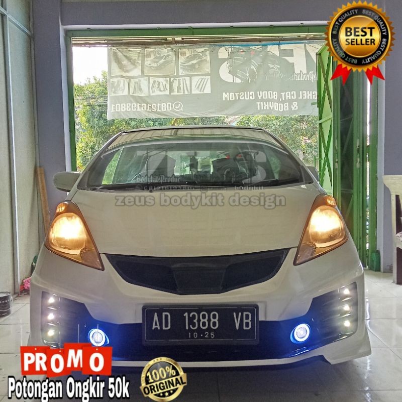 Bodykit Jazz Ge8 Adaptasi Mugen RS Depan & Side skirt