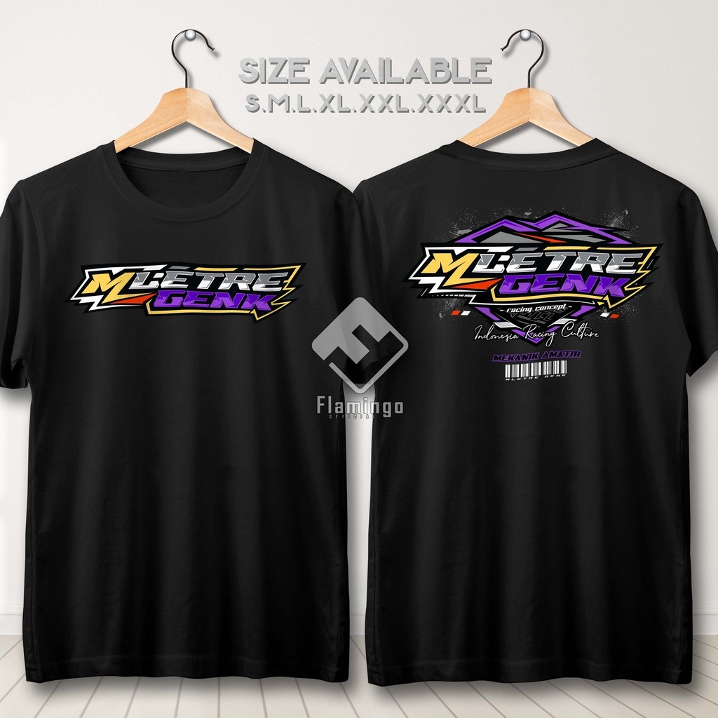 ARTAKAOS - Kaos Mletre Genk Mekanik Amatir Indonesia Racing Culture Baju Distro Motor Herex Otomotif
