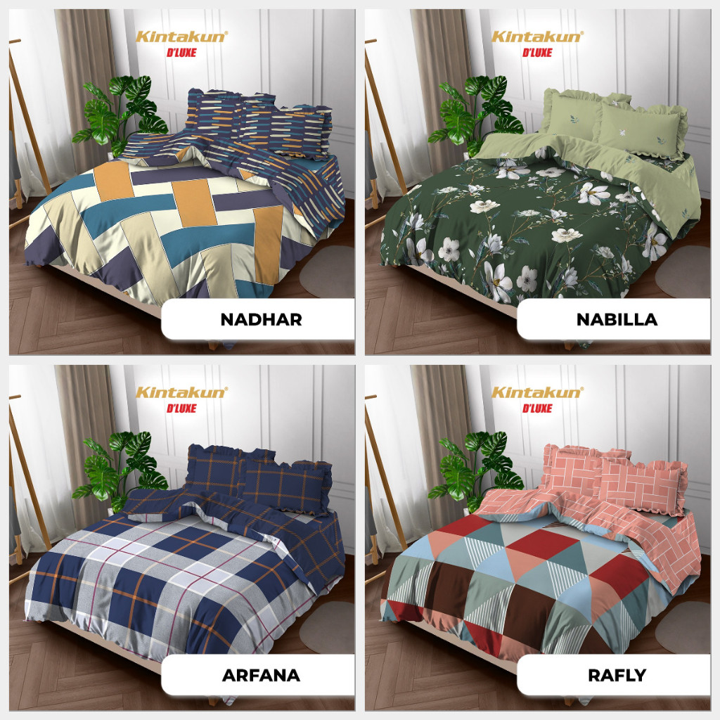 Bedcover Set Kintakun Tinggi 30 cm Uk.180 x 200
