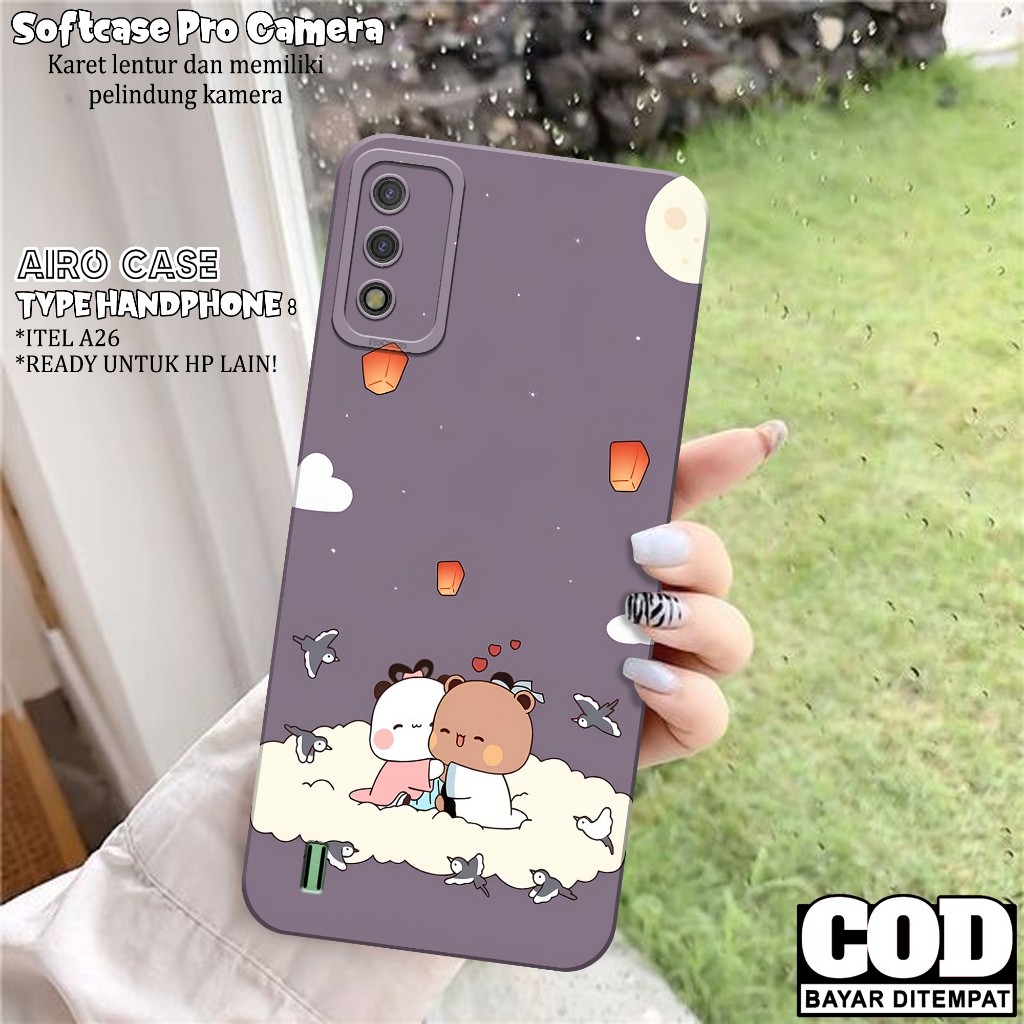 Case ITEL A26 - Softcase ITEL A26 - Fashion Case KARTUN - Casing ITEL A26 - Softcase Pro Camera - Tp