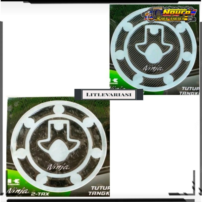 aksesoris motor stiker emblem timbul protector pad tangki ninja RR R SS