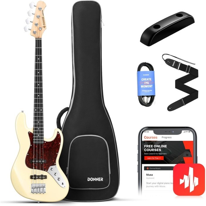 Donner DJB - 510B Gitar Bass Elektrik
