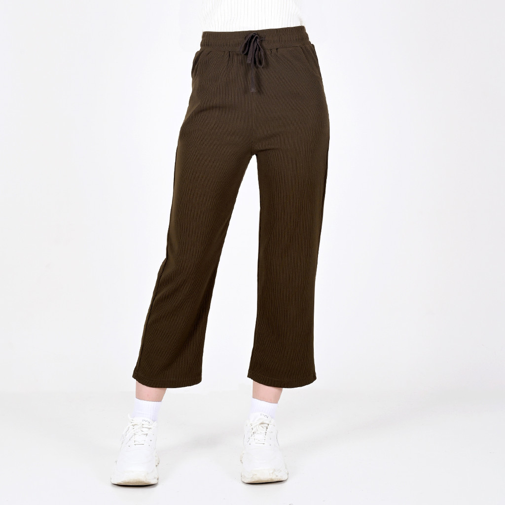Novel Mice Signature - Dark Brown High Rise Classic Pants [Corduroy]