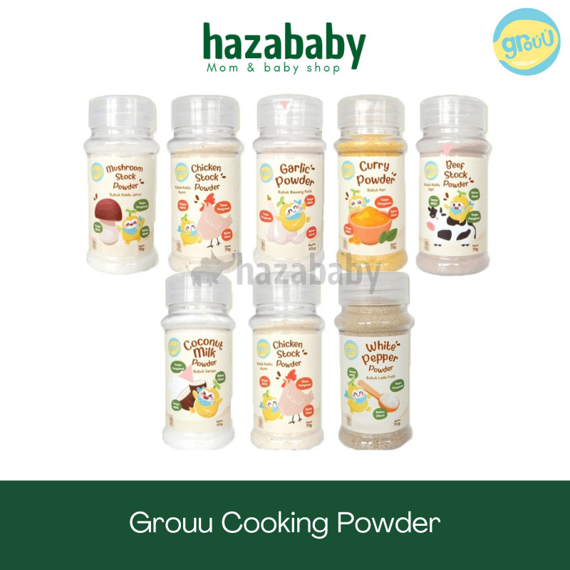 

Grouu - Cooking Powder / Bubuk Masak MPASI Rempah Masak