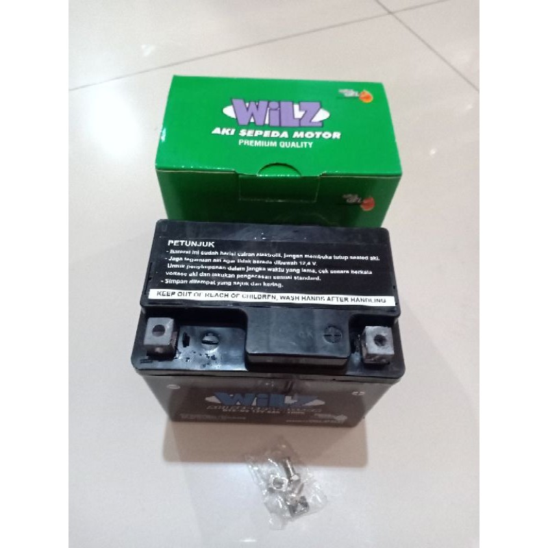 Accu Kering GT6A WILZ Accu Kering Motor Supra x Grand Mio Sporty Vega