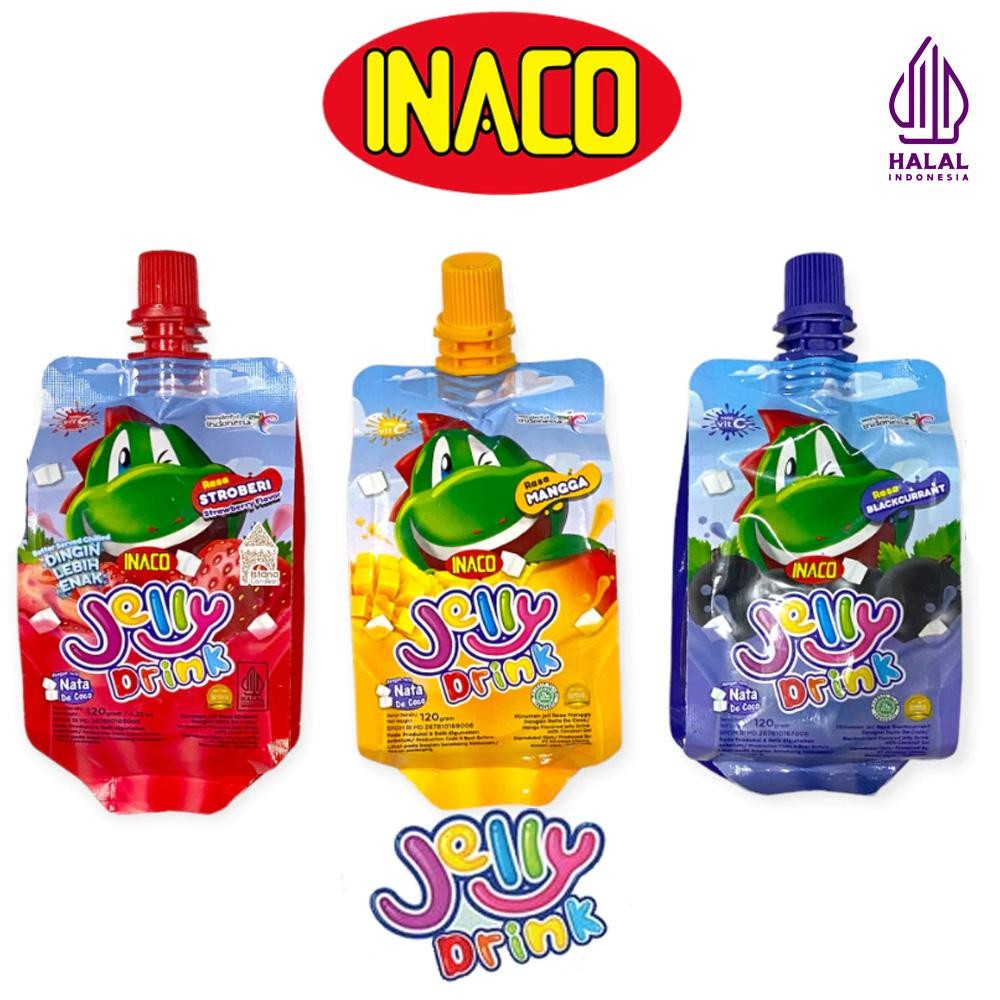 

Minuman Inaco Jelly Drink Rasa Blackcurrant Stroberi Mangga 120gr