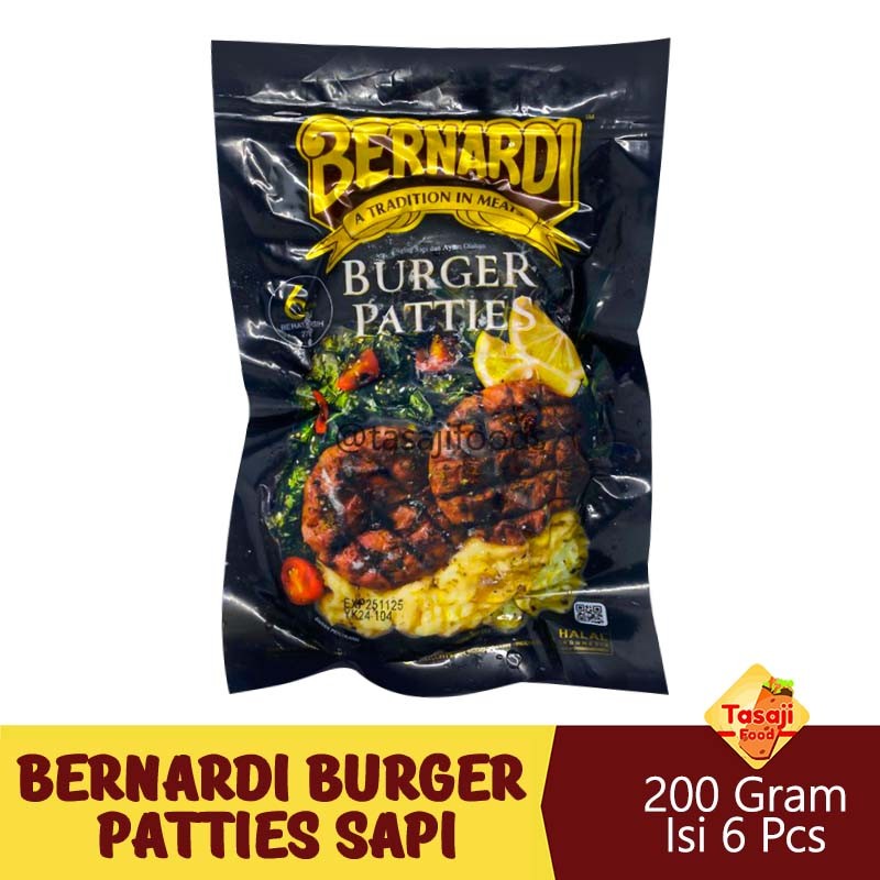 

Bernardi Burger Patties Sapi 270 Gram Isi 6